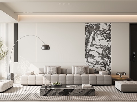 Modern Minimalist Living Room