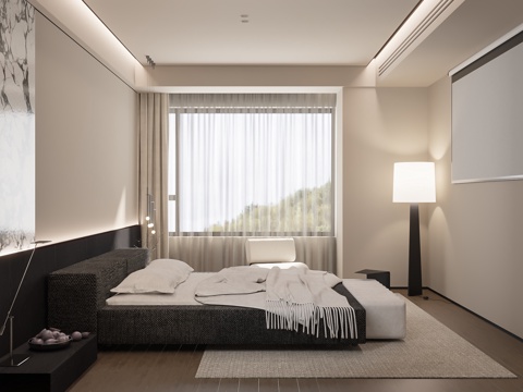 Modern Minimalist Home Bedroom