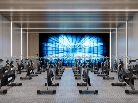 Modern Cycling Gym