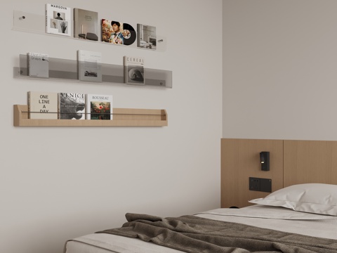 Modern Log Style Bedroom