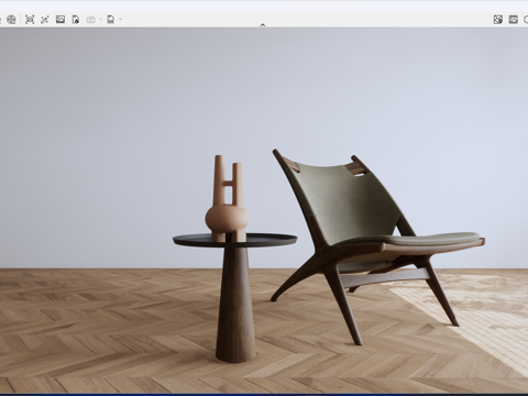 Modern Chair, solid wood chair