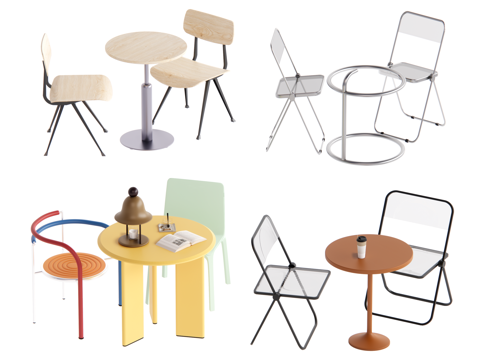 Modern leisure tables and chairs