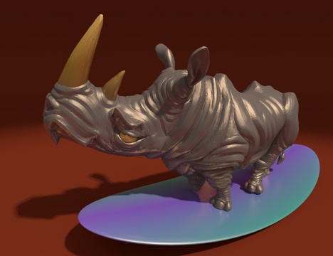 rhino ornaments