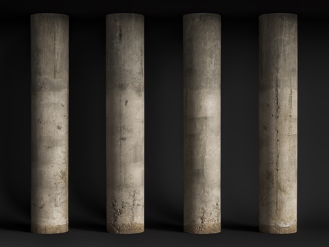 concrete column cylindrical cement column