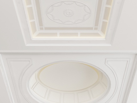 European-style ceiling