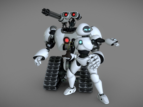 Science and technology sense robot fighting robot robot toy robot story humanoid machine