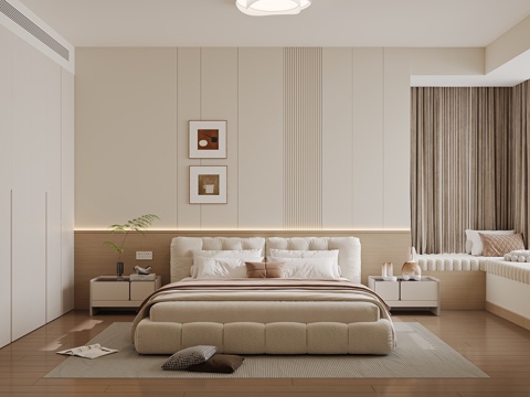 Modern Bedroom 3D Model