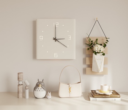 Combination ornaments wall clock wall decoration