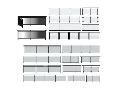 modern glass railing