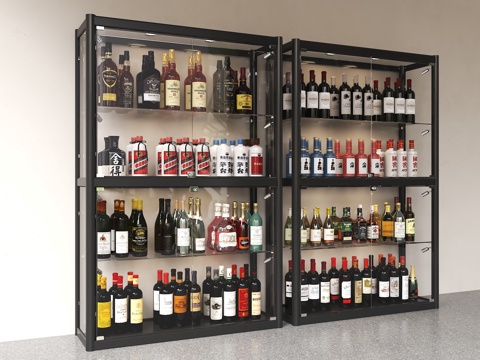 Stainless Steel Wine Cabinet Liquor Kweichow Moutai Liquor National Wine Red Wine Foreign Wine Beer