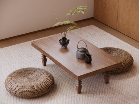 Quiet Ancient Style Tea Table