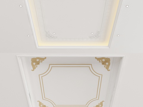 European-style ceiling