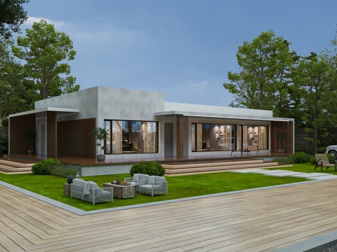 Modern single-family villa