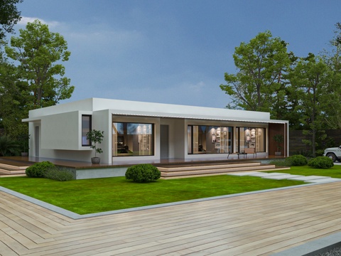 Modern single-family villa