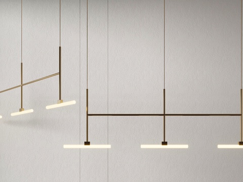 Modern minimalist bar chandelier