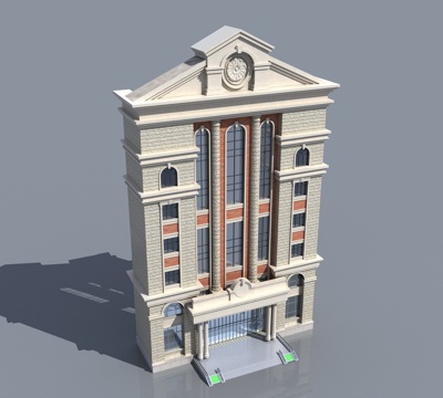 European Architecture Hotel Facade Building Components