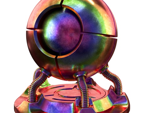 Rainbow metal material