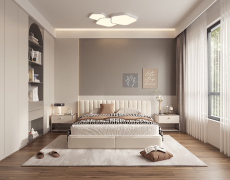 Modern Cream Style Bedroom