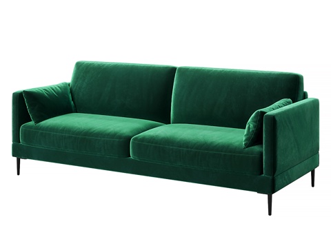 Modern Affordable Luxury Style Straight Sofa