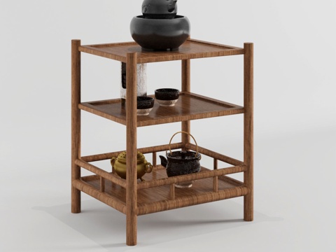 Modern Storage Rack Storage Rack Tea Set Storage Rack_Cup Set