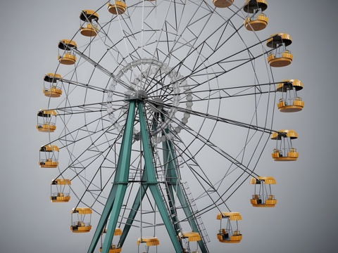 Painted Ferris Wheel