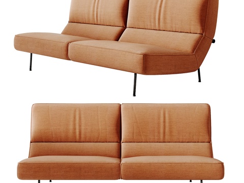 Modern Nordic Two-Seat Leisure Sofa