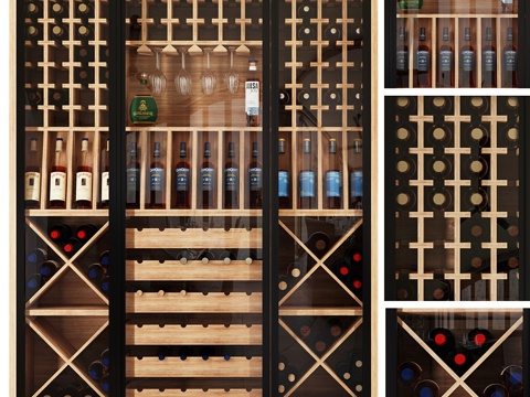 Modern wine rack