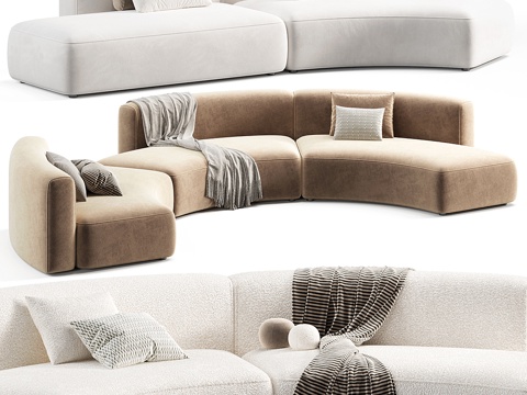 Modern Italian Affordable Luxury Style Modular Sofa