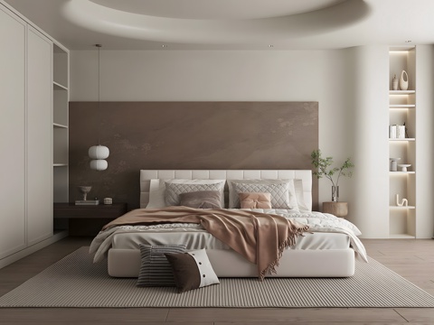 Modern Home Bedroom Silent Style Bedroom Minismal Style Bedroom Second Bedroom Leather Bedroom Bed