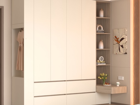 cabinet, wardrobe, bedroom wardrobe, bedroom wardrobe, modern wardrobe 3d model