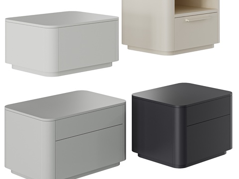 Modern Italian Minimalist Bedside Cabinet