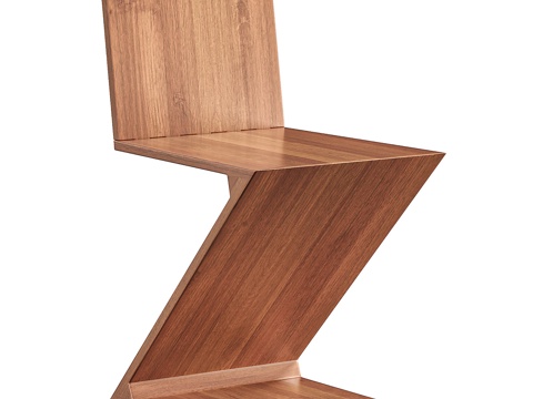 Modern wooden dining chair