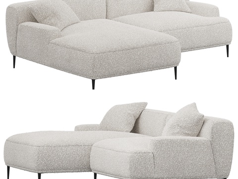 Modern fabric corner sofa