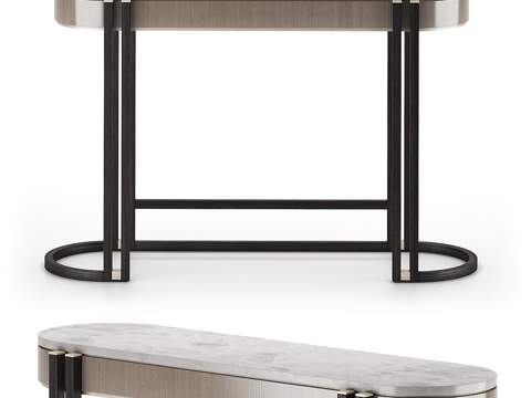 Modern Affordable Luxury Style End View Desk