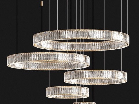 Modern Affordable Luxury Style Ring Decorative Chandelier