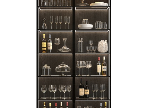 Modern Italian Affordable Luxury Style Wine Cabinet