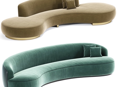 Modern Affordable Luxury Style Special-shaped Sofa