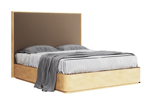 Nordic Simple Double Bed Double Bed Simple Bed Bedroom Bed Pillow