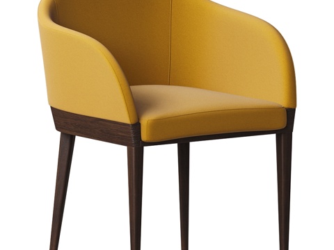 Alma Modern Simple Fabric Chair Dining Chair Armchair