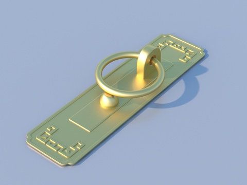 Handle hardware gold mechanical parts