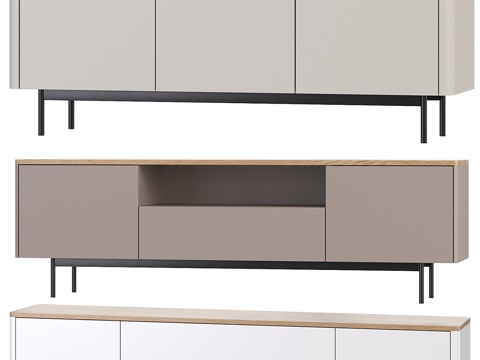 Modern Italian Minimalist TV Cabinet