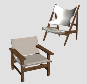 modern Lounge Chair with armrests dining chair sofa chair