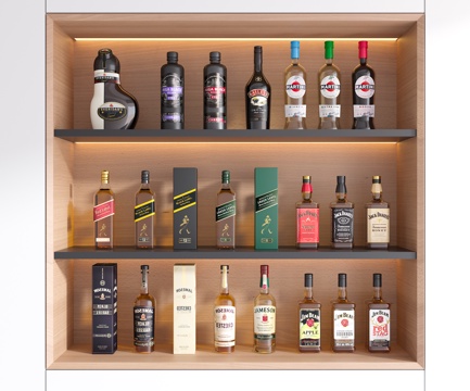 Modern Wine Cabinet Wine Wine Food Wine Bottle