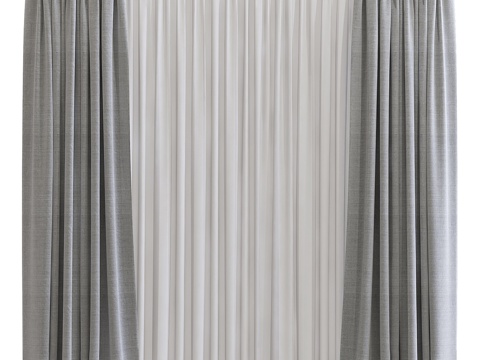 Modern fabric curtains