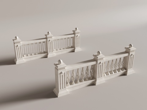 European-style vase column fence guardrail