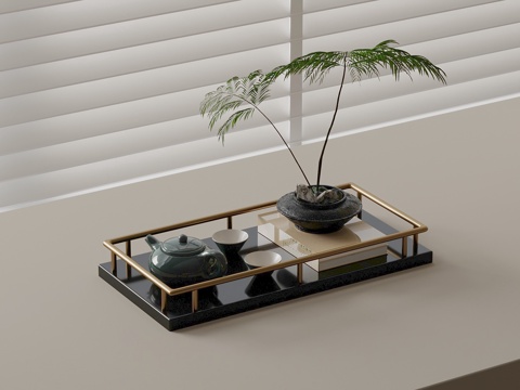 New Chinese Tea Set Tray