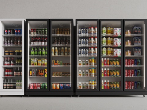 Cold Drink Cabinet Modern Freezer Beverage Cabinet