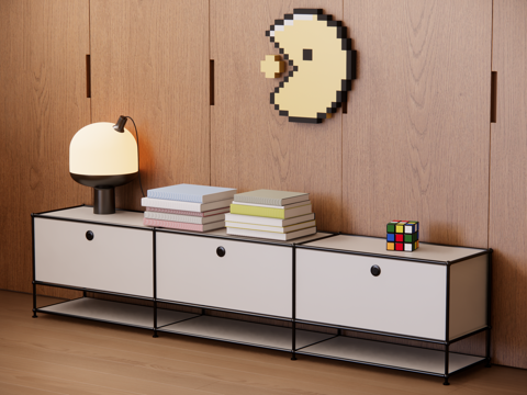 Modern Bauhaus TV Cabinet Storage Cabinet