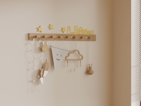 Hook modern children's hook wall decoration