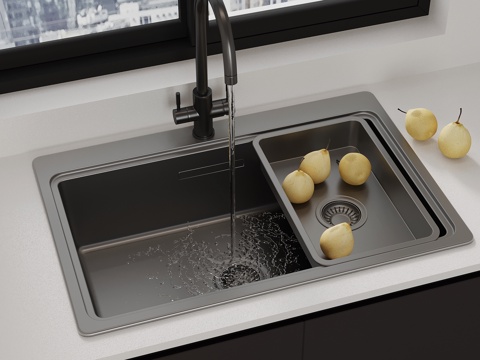 Sink Modern Vegetable Washing Basin Sink Large Single Sink Basin